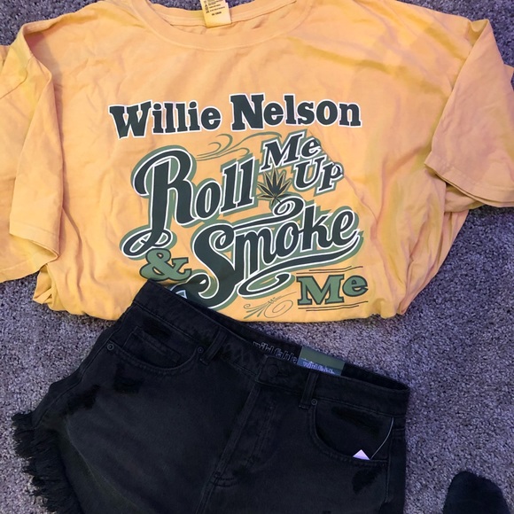 “Roll Me Up and Smoke Me” Oversized Tee - Picture 2 of 3